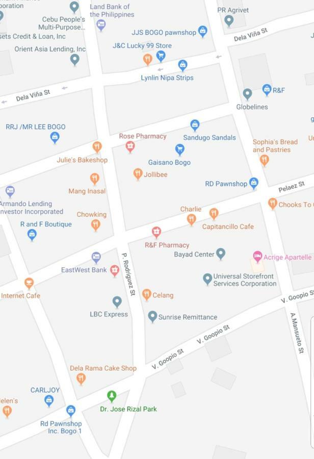 Acrige Apartelle 2-4 Pax Queen @ Heart Of Bogo City Banban المظهر الخارجي الصورة